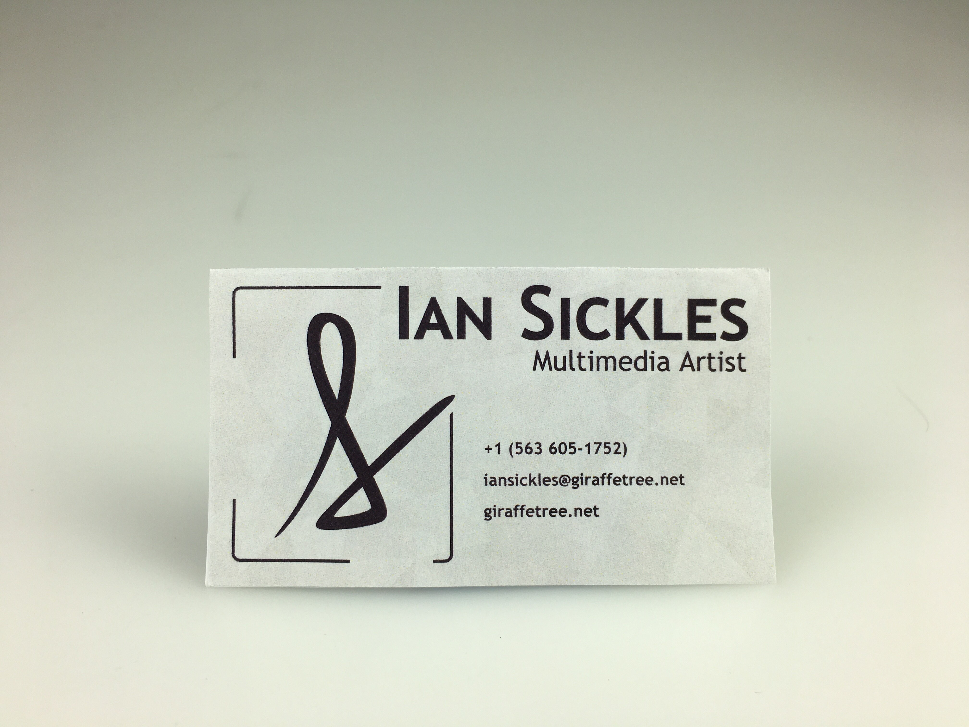 ian sickles business card